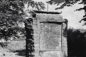 Bilde av Gokstadhaugen innvies i 1929